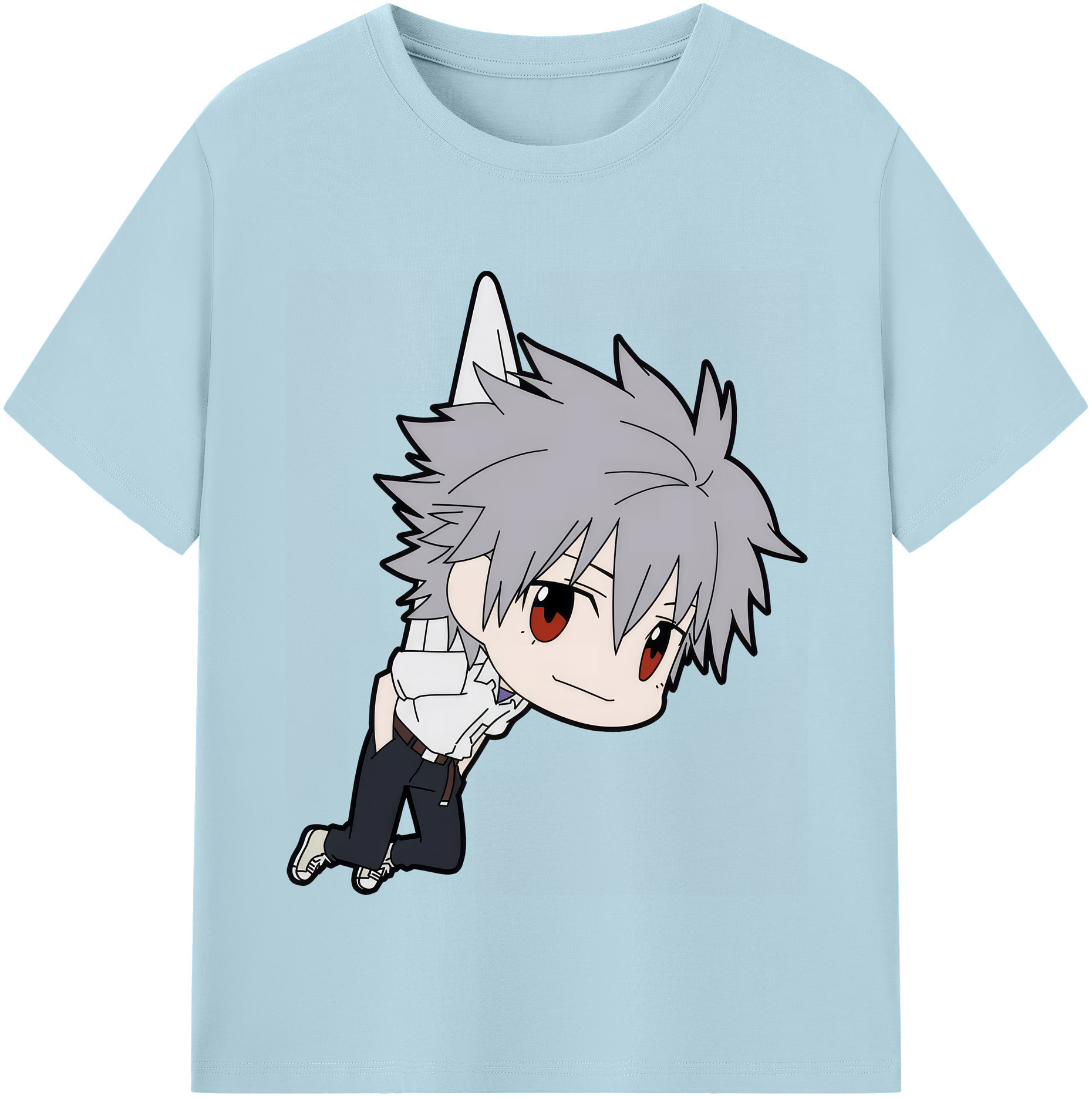 （画像用） EVA 新世紀エヴァンゲリオン 綿100％半袖Tシャツ（フロントプリント）